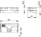 WINKHAUS Schließblech SBA.K.144, Stahl, WINKHAUS Schließblech SBA.K.144, Stahl,