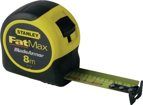 STANLEY Taschenrollbandmaß FatMax L.8m B.32mm mm/cm EG II Ku.Festst.SB STANLEY
