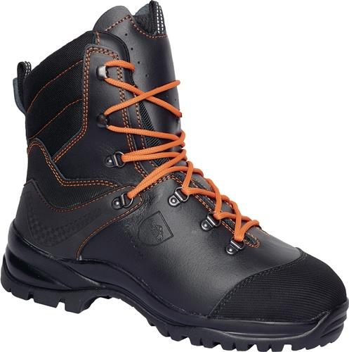 SOLIDUR Forstsicherheitsstiefel KAILASH Gr.46 schwarz/orange GlattlederS3 HRO CI HI SRC