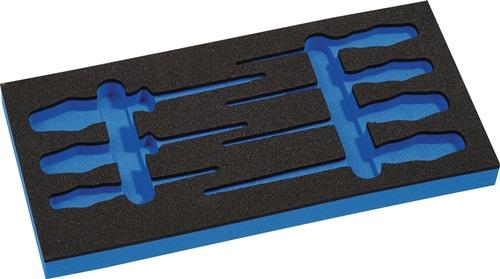 WERA Werkzeugmodul Leereinlage 1/3-Modul 4000 871 290,7-tlg.WERA