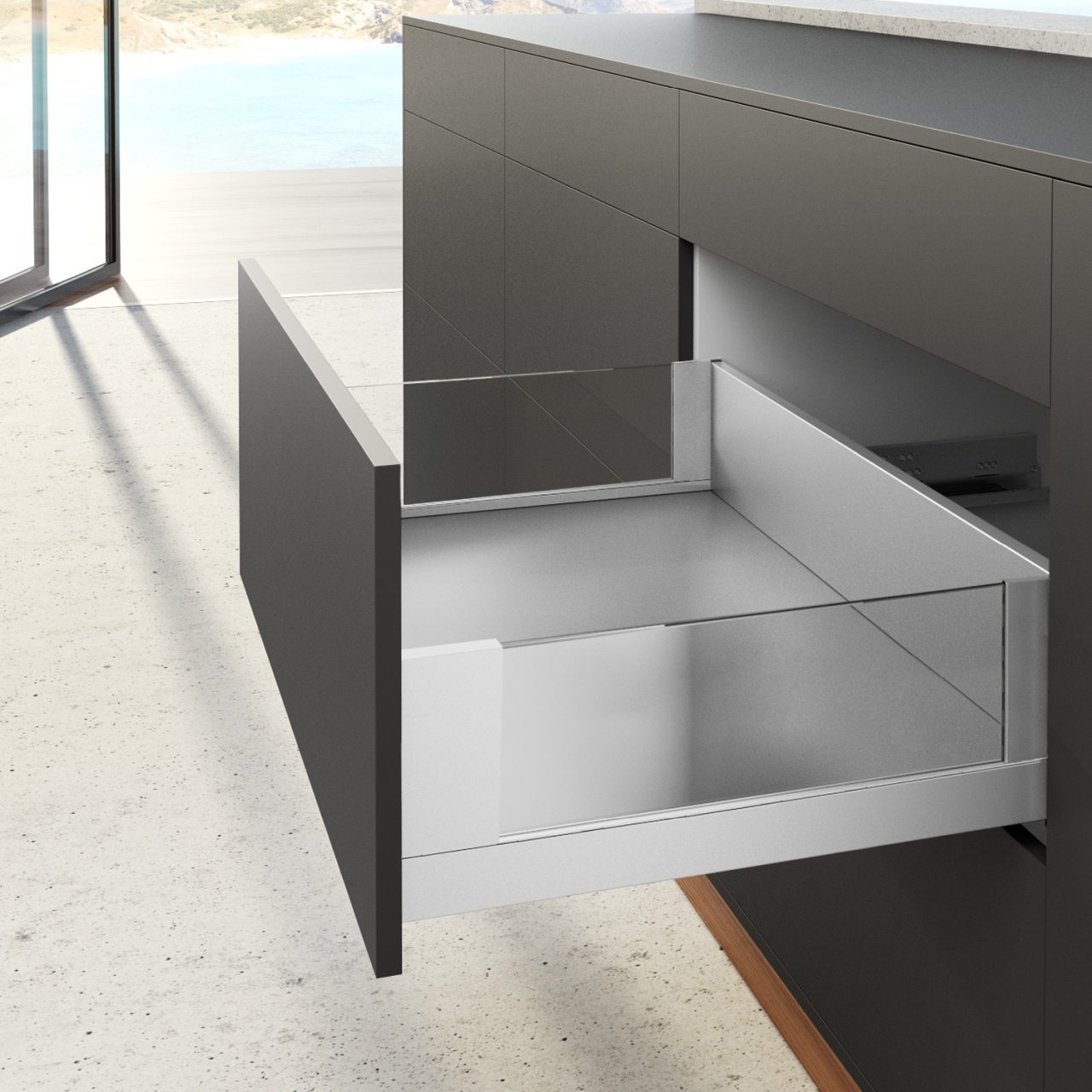 HETTICH AvanTech YOU Inlayzarge, 350 mm, weiß, links und rechts, 9257180 HETTICH AvanTech YOU Inlayzarge, 350 mm, weiß, links und rechts, 9257180