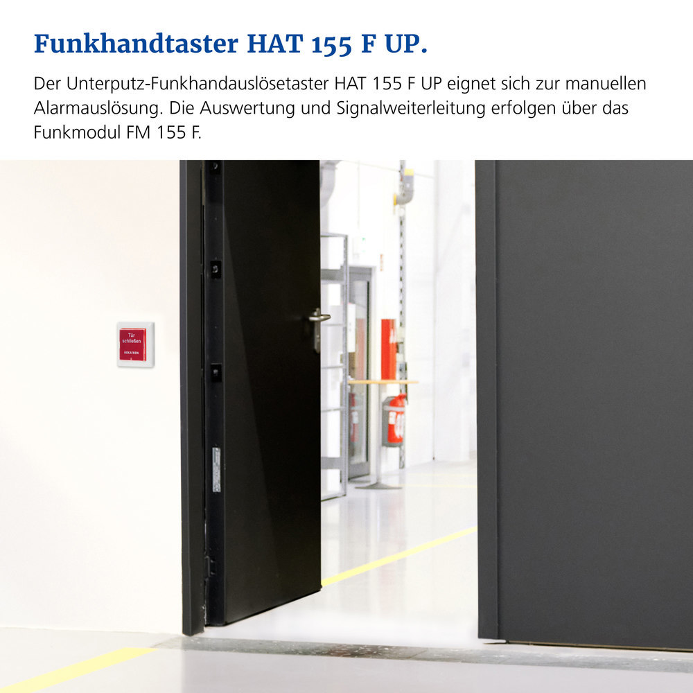 HEKATRON Funkhandauslösetaster HAT 155 F (UP) Unterputz