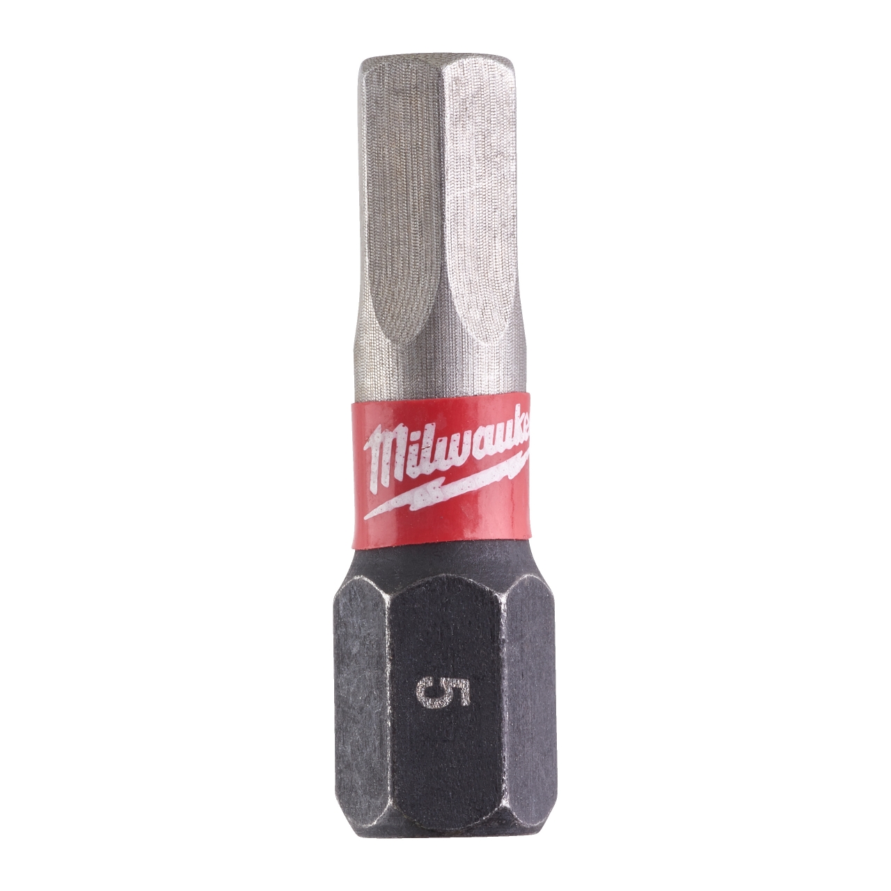MILWAUKEE Hex 5 / 25 mm Schrauberbit SHOCKWAVE