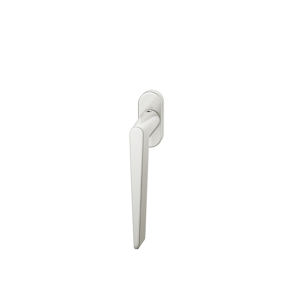 FSB Fenstergriff 34 1005, ovale schmale Ros., Aluminium