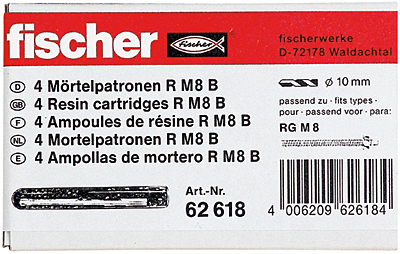 FISCHER Mörtelpatrone RSB 8 B