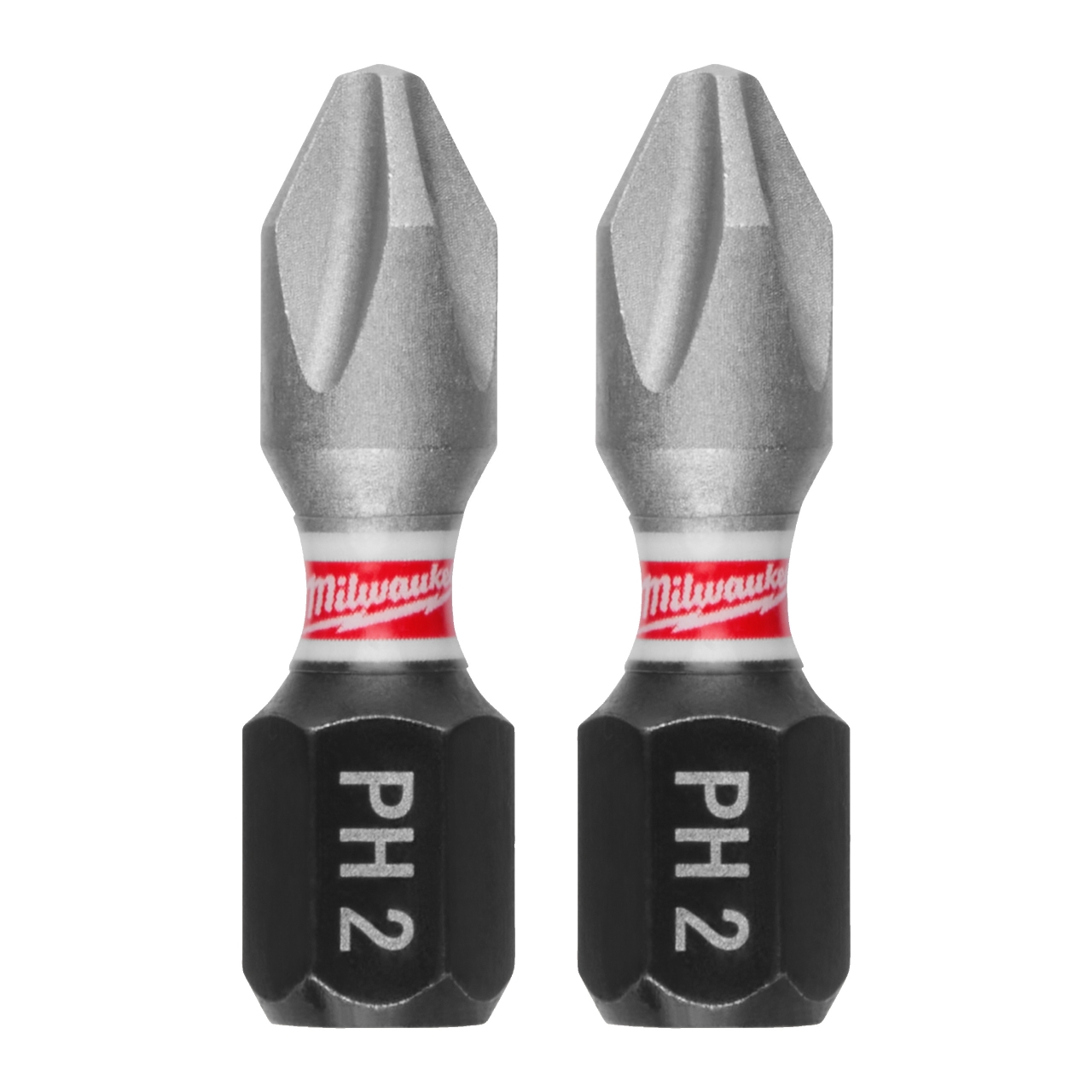 MILWAUKEE PH2 / 25 mm Schrauberbit SHOCKWAVE (25er Pack)