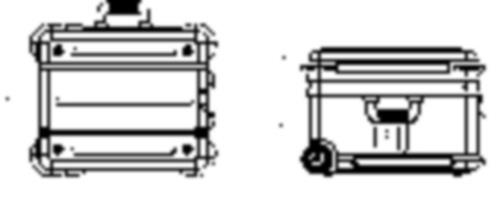 TECWERK Schalenkoffer Innen-B470xT390xH300mm HDPE 64l TECWERK