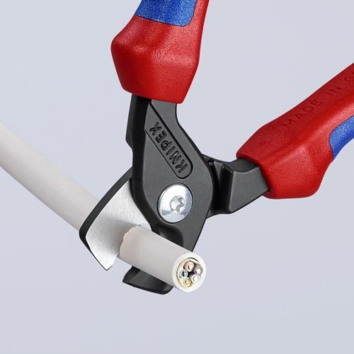 KNIPEX Kabelschere L.160mm Mehrkomp.-Hüllen KNIPEX KNIPEX Kabelschere L.160mm Mehrkomp.-Hüllen KNIPEX