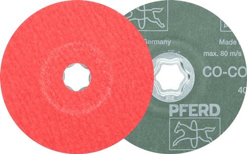 PFERD Fiberscheibe COMBICLICK CO-COOL D.125mm K.60 INOX/Alu.Keramikkorn PFERD