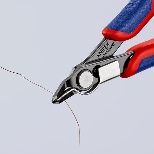 KNIPEX Elektronik-Seitenschneider Super-Knips® L.125mm Form 4 Facette nein brün.KNIPEX