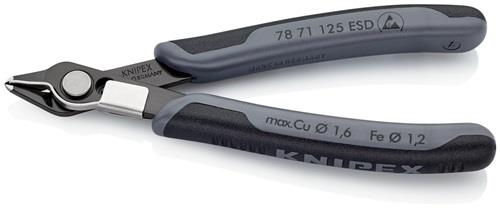 KNIPEX Elektronik-Seitenschneider Super-Knips® L.125mm Form 7 Facette nein brün.KNIPEX KNIPEX Elektronik-Seitenschneider Super-Knips® L.125mm Form 7 Facette nein brün.KNIPEX