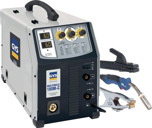 GYS MIG/MAG-Schweißanlage MULTIWELD 180M-C m.Zub.30-180 A gasg.GYS