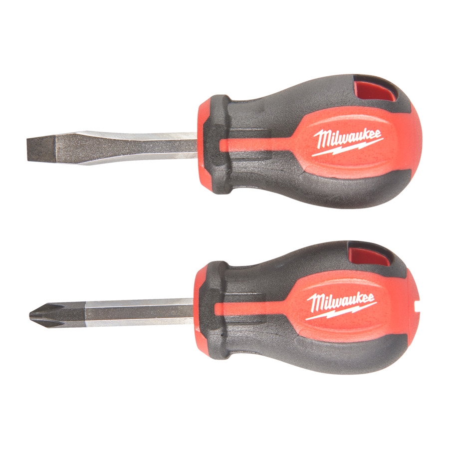 MILWAUKEE 2-teiliges Set PZ/SL Schraubendreher Tri-Lobe Stubby