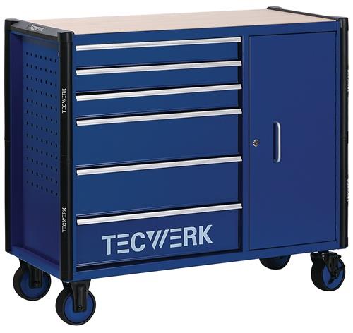 TECWERK Rollwerkbank TREND 2.0 Außen-B1105xT470xH950mm Schubl.6 30kg 400kg TECWERK