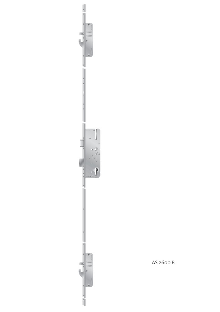 KFV Mehrfachverriegelung MFS AS2600SL-T0X, 8/92 mm, kantig, Stahl