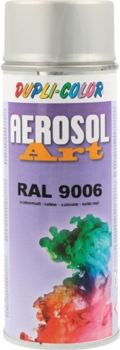 DUPLI-COLOR Buntlackspray AEROSOL Art weißalu.seidenmatt RAL 9006 400ml Spraydose
