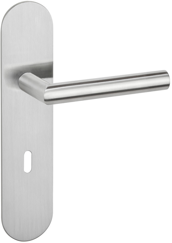 HERMAT Wechselgarnitur mit Langschild BASIC 02 1802/2602.FL/3127, Edelstahl