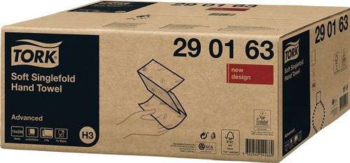 TORK Handtuch TORK 290163 · 290179 2-lagig,Dekorprägung weiß L230xB248mm 15x250 Pk.