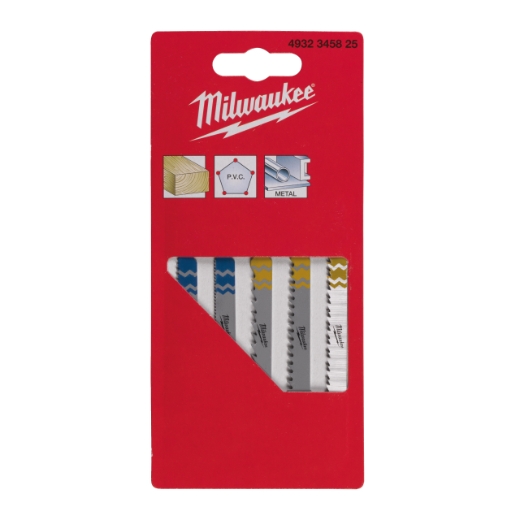 MILWAUKEE 5-teilig Stichsägeblatt Set