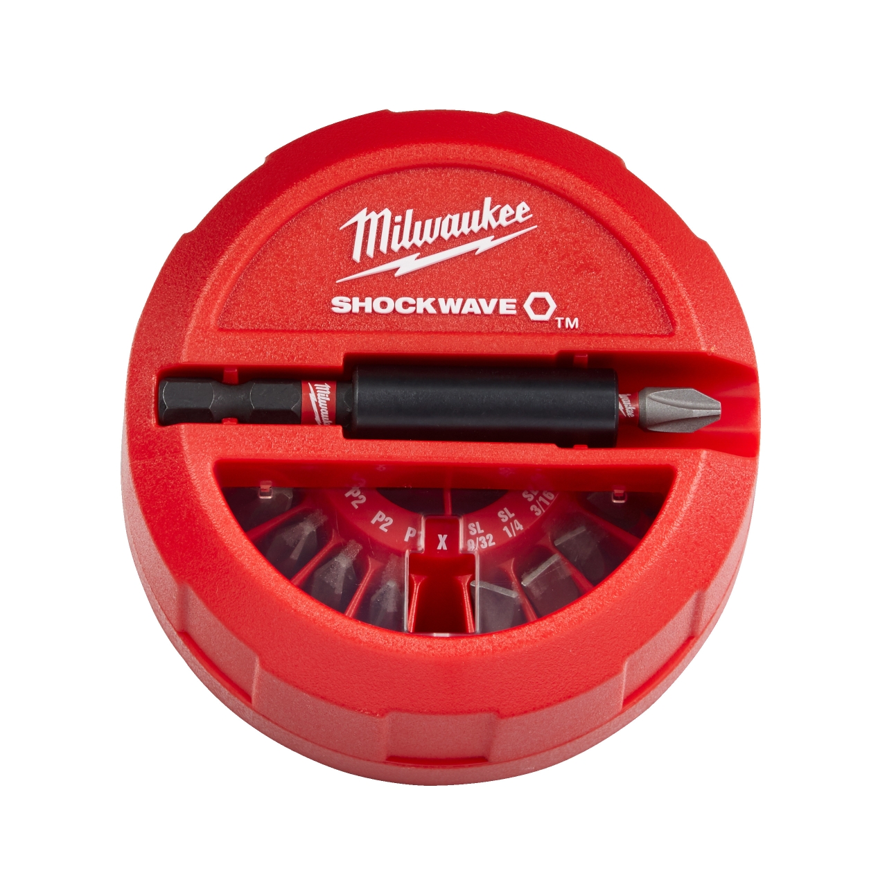 MILWAUKEE 15-tlg. SHOCKWAVE Bitset SHOCKWAVE Puck Set