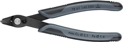 KNIPEX Elektronik-Seitenschneider Super-Knips® L.140mm Facette nein brün.KNIPEX