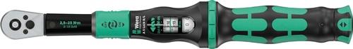 WERA Drehmomentschlüssel Click-Torque Lock A 5 R/L 1/4 Zoll 2,5-25 Nm WERA