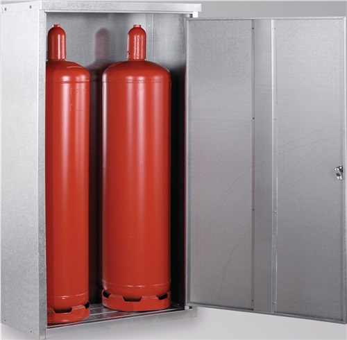 LACONT Gasflaschencontainer B860xT400xH1435mm verz.