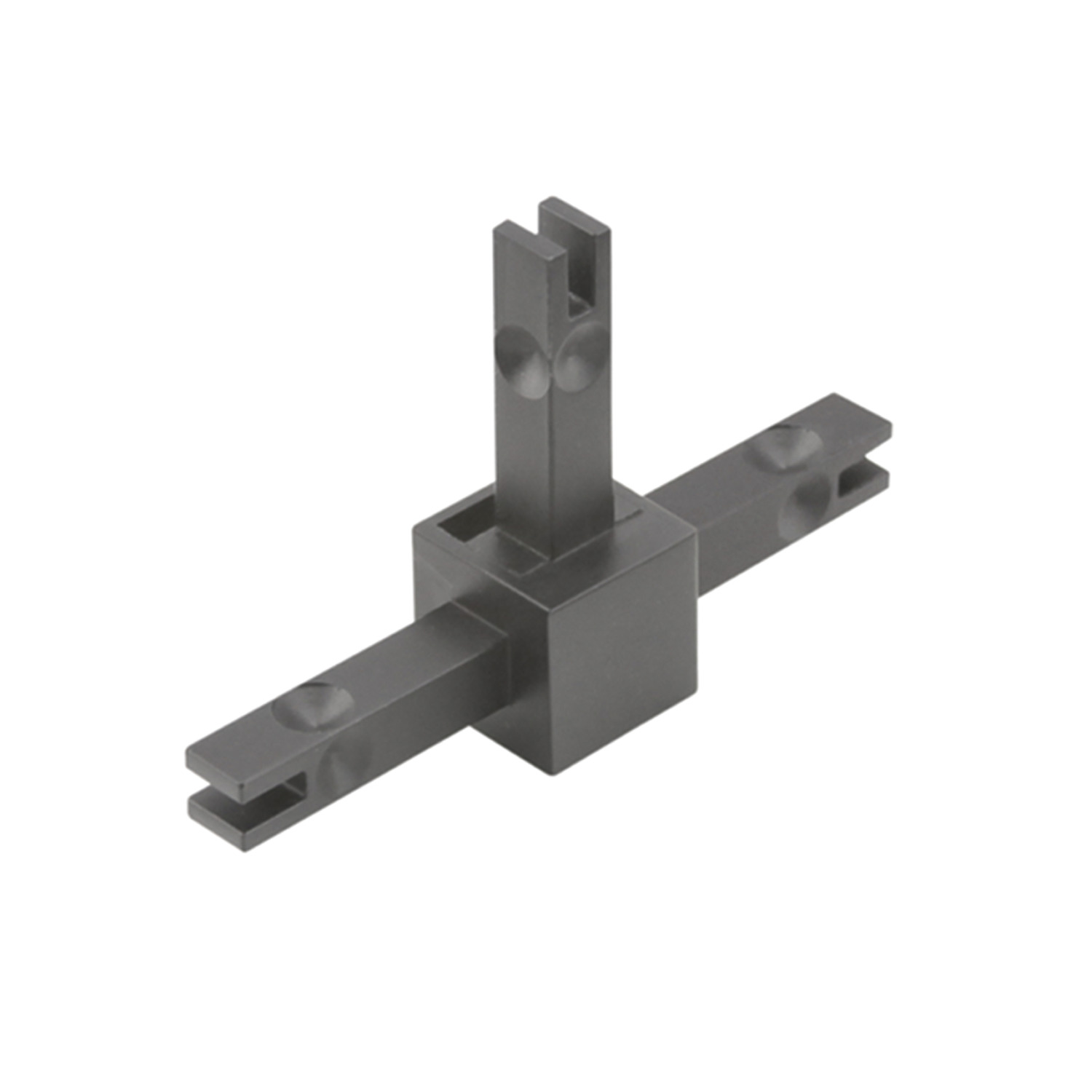 HETTICH Cadro Verbindungsknoten 3-fach 2D schwarz matt, 9298825