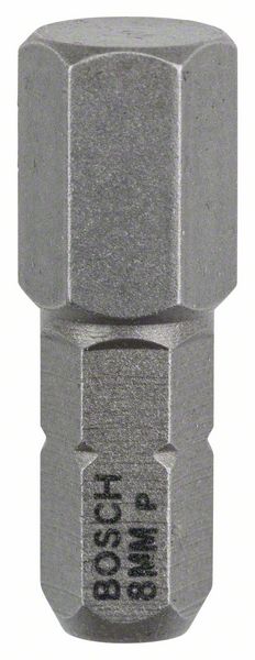 BOSCH Schrauberbit Extra-Hart HEX 8, 25 mm, 3er-Pack