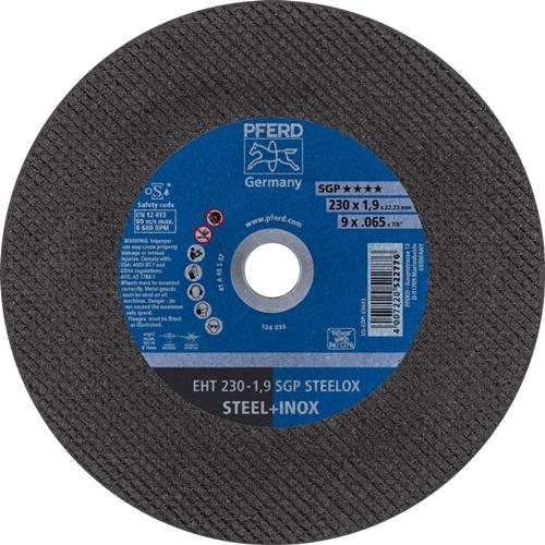 PFERD Trennscheibe SGP STEELOX D230x1,9mm ger.INOX Bohr.22,23mm PFERD