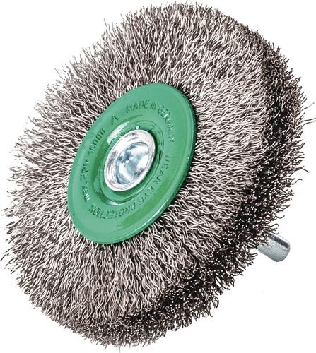LESSMANN Rundbürste D.80mm Drahtstärke 0,3mm VA 13mm 15000min-¹ 10