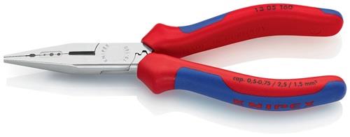 KNIPEX Verdrahtungszange L.160mm 0,5-0,75/1,5/2,5 mm² verchr.Mehrkomp.-Hüllen KNIPEX