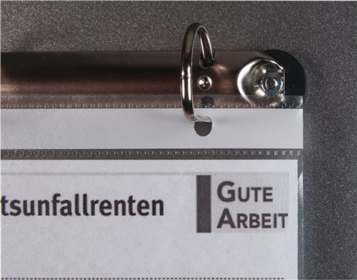 EICHNER 4-Ringmechanik verz.f.DIN A4 Hüllen EICHNER