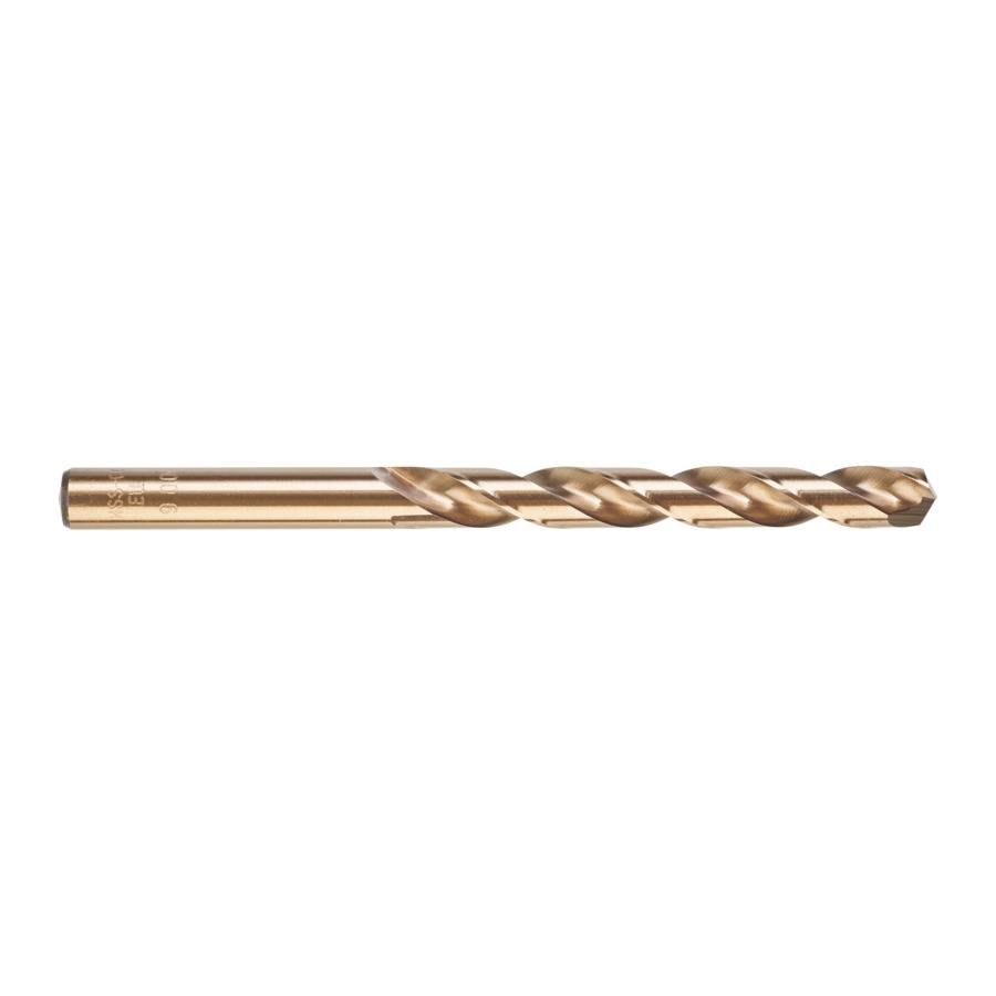 MILWAUKEE 9,0 x 125 mm, HSS-G Co HSS-G RED COBALT Metallbohrer DIN 338 5er Pack