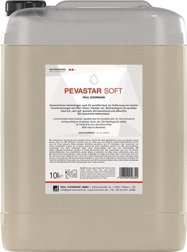 PEVASTAR SOFT Handreinigung PEVASTAR SOFT 10l silikon- u.lösemittelfrei Kanister PAUL VOORMANN