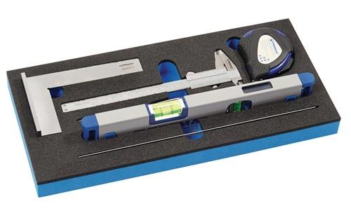 PROMAT Werkzeugmodul 6-tlg.1/3-Modul Messwerkzeugsatz PROMAT