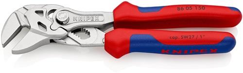 KNIPEX Zangenschlüssel L.150mm Spann-W.27mm verchr.Mehrkomp.-Hülle KNIPEX KNIPEX Zangenschlüssel L.150mm Spann-W.27mm verchr.Mehrkomp.-Hülle KNIPEX