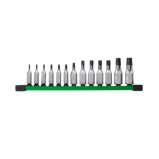 MILWAUKEE 13-teilig TX Bit-Steckschlüsseleinsatz 1/4" und 3/8" Set