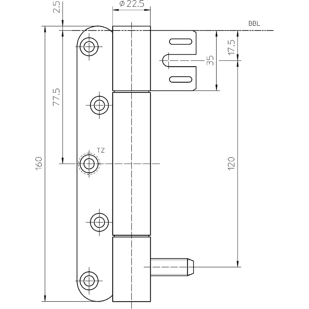 SIMONSWERK Objektband VARIANT® VN 8938/160 U