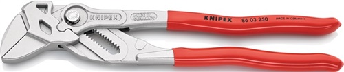 KNIPEX Zangenschlüssel L.125mm Spann-W.23mm verchr.Ku.-Überzug KNIPEX KNIPEX Zangenschlüssel L.125mm Spann-W.23mm verchr.Ku.-Überzug KNIPEX