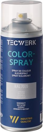 TECWERK Colorspray lichtgrau seidenmatt RAL 7035 400ml Spraydose TECWERK