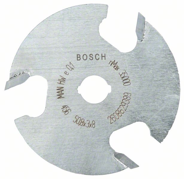 BOSCH Scheibennutfräser, 8 mm, D1 50,8 mm, L 3 mm, G 8 mm