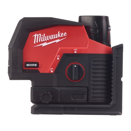 MILWAUKEE M12™ Kreuzlinienlaser mit Lotfunktion M12CLLP-301C