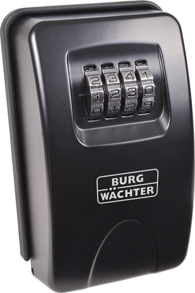 BURG-WÄCHTER OB-Schlüsseltresor, KeySafe 20 SB, mit Zahlenschloss, Zinkdruckguss sw lackiert, 38000