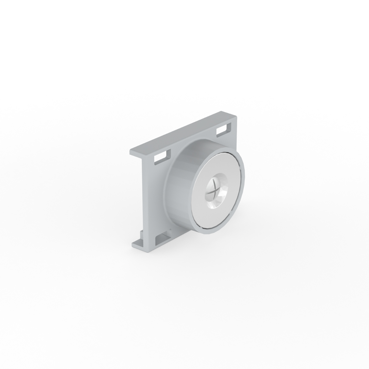BMB Magnethalter (FLEXIT RE), weißaluminium, RAL 9006