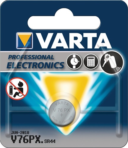 VARTA Knopfzelle Electronics 1,55 V 145 mAh SR44 11,6x5,4mm VARTA