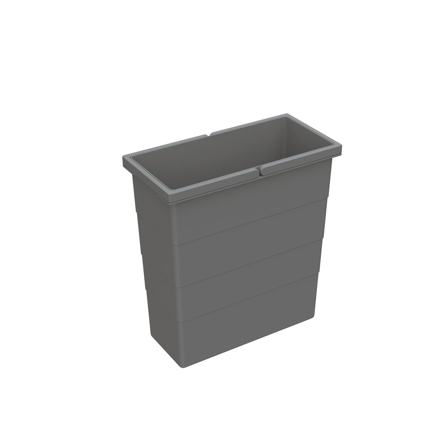 HETTICH Eimer 14 l, Kunststoff, anthrazit, B x T x H 320 x 156 x 350 mm, Für Abfallsystem Frame für ArciTech, 9352441
