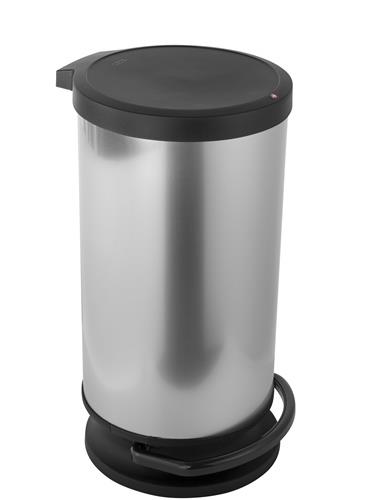 ROTHO Tretabfallsammler PASO 30l B302xH592mm Ku.silber ROTHO