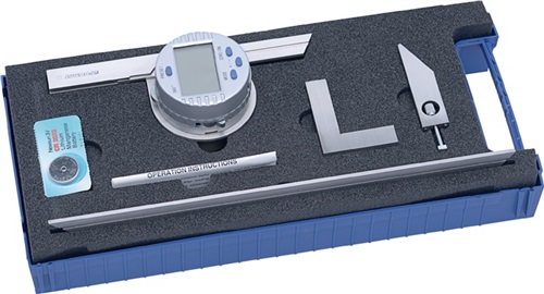 PROMAT Winkelmesser Schienen-L. 150/300mm Abl. 0,008°30′ dig. PROMAT