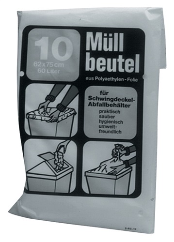 BECKER Müllbeutel B700xL1100mm 120l 60 µm blau 10St./Btl.